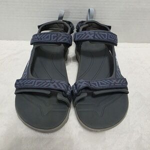 Teva Unisex-Child K Tanza Sandal Griffith Total Eclipse Blue US Kid's 4 / EUR 36